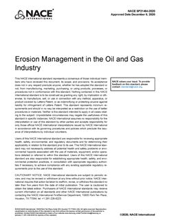 Picture for Erosion Management in the Oil and Gas Industry