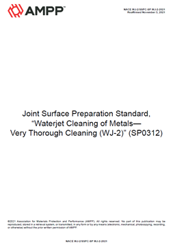 Picture for NACE WJ-2/SSPC-SP WJ-2-2021, Waterjet Cleaning of Metals—Very Thorough Cleaning (WJ-2)