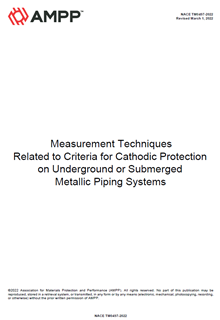 Picture for NACE TM0497-2022, Measurement Techniques Related to Criteria for Cathodic Protection on Underground or Submerged Metallic Piping Systems