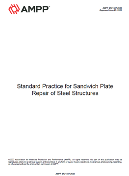 Picture for AMPP SP21507-2022, Standard Practice for Sandwich Plate Repair of Steel Structures