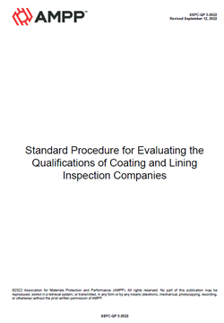 Picture for SSPC-QP 5-2022. Standard Procedure for Evaluating the Qualifications of Coating and Lining Inspection Companies
