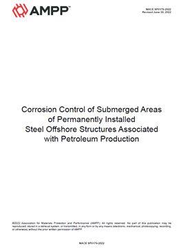 Picture for NACE SP0176-2022, Corrosion Control of Submerged Areas of Permanently Installed Steel Offshore Structures Associated with Petroleum Production