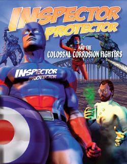 Picture of Inspector Protector and the Colossal Corrosion Fighters Comic Book