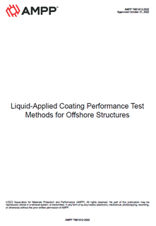 Picture for AMPP TM21612-2022, Liquid-Applied Coating Performance Test Methods for Offshore Structures