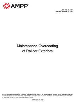 Picture for AMPP SP21481-2022, Maintenance Overcoating of Railcar Exteriors