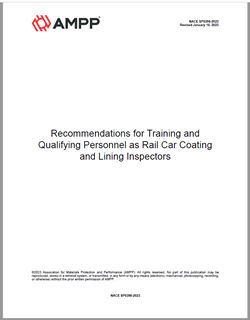 Picture for NACE SP0398-2023, Recommendations for Training and Qualifying Personnel as Rail Car Coating and Lining Inspectors