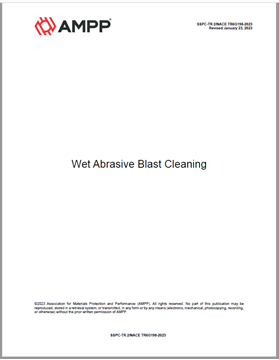 	Picture for SSPC-TR 2/NACE TR6G198-2023, Wet Abrasive Blast Cleaning