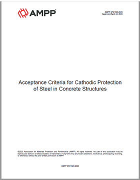 	Picture for AMPP SP21520-2023, Acceptance Criteria for Cathodic Protection of Steel in Concrete Structures