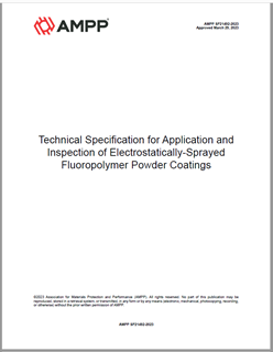 Picture for AMPP SP21492-2023, Technical Specification for Application and Inspection of Electrostatically-Sprayed Fluoropolymer Powder Coatings