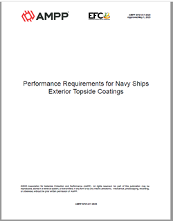 Picture for AMPP SP21417-2023, Performance Requirements for Navy Ships Exterior Topside Coatings