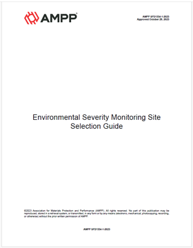 	Picture for AMPP SP21554-1-2023, Environmental Severity Monitoring Site Selection Guide