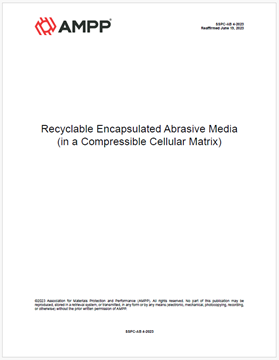 	Picture for SSPC-AB 4-2023, Recyclable Encapsulated Abrasive Media (in a Compressible Cellular Matrix)