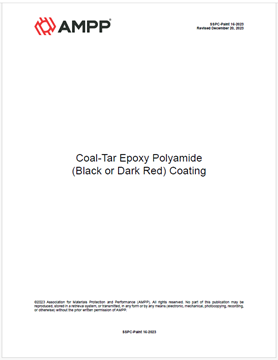 Picture for SSPC-Paint 16-2023, Coal-Tar Epoxy Polyamide (Black or Dark Red) Coating