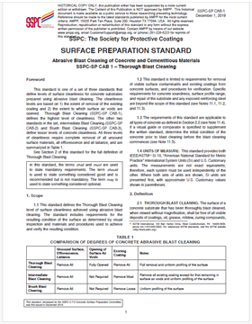 SSPC-SP CAB-1-2019